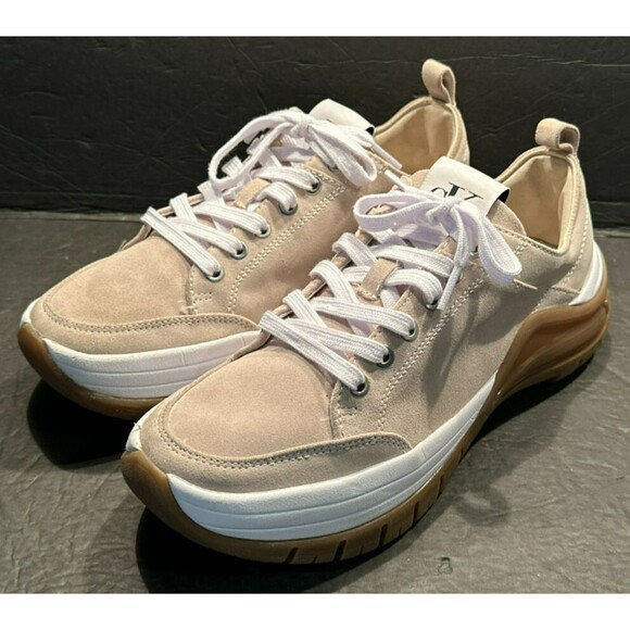 Calvin Klein Other - Calvin Klein Jeans Tisha B4R0764 Men's Size 10.5 Cream and Brown Fashion Sneaker